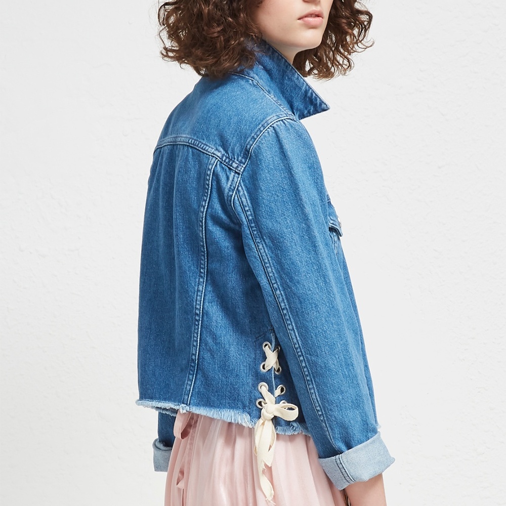 French Connection Soft Authentic Lace Side Jacket - image 2